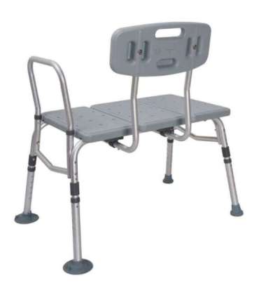 Bath bench with backrest, bath seat - BathTim