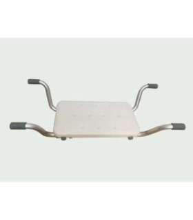 Recessed bench for bathtub - adjustable