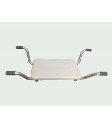 Recessed bench for bathtub - adjustable