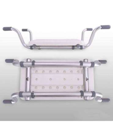 Recessed bench for bathtub - adjustable