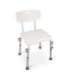 Shower stool with backrest and handles