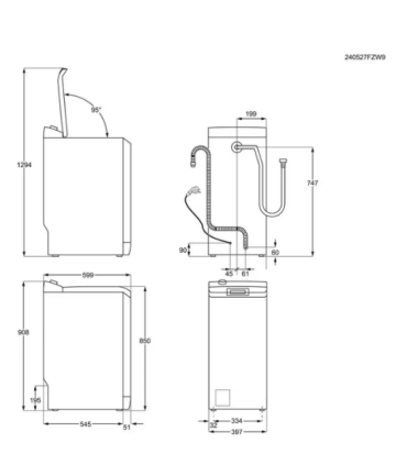 Washing machine ELECTROLUX EW6TN14262