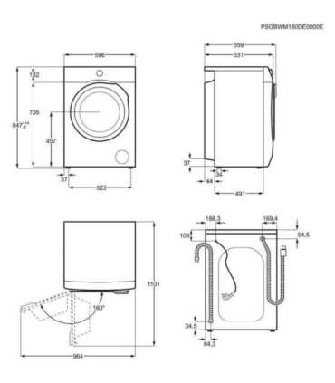 Washing machine AEG LFR73944QE
