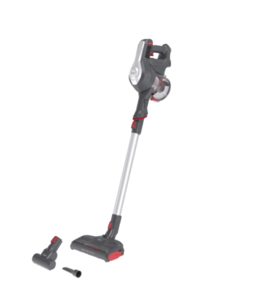 Hoover HF122GPT 011 Vacuum cleaner, Handstick, Cordless, Operating time 40 min, Dust container 0.9 L, Grey