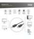 Digitus DisplayPort Connection Cable DB-340100-030-S 3 m