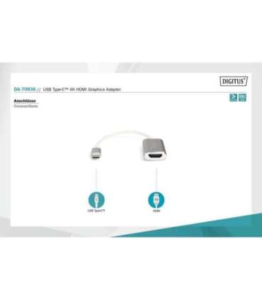 Digitus USB-C 3.2 Gen 1 to HDMI Graphic Adapter DA-70836