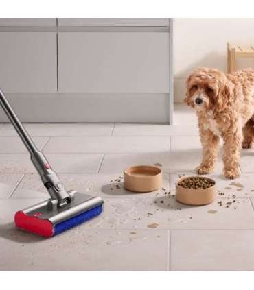 Dyson V12 Submarine 3-in-1 stick vacuum Battery Dry&wet HEPA Bagless 0.35 L Nickel, Yellow