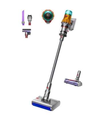 Dyson V12 Submarine 3-in-1 stick vacuum Battery Dry&wet HEPA Bagless 0.35 L Nickel, Yellow