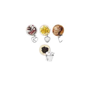 Kenwood KVC65.001WH food processor 1200 W 5 L Stainless steel, White Built-in scales