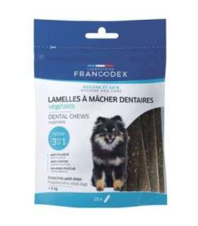 FRANCODEX Dental Strips XS - dog treat - 15