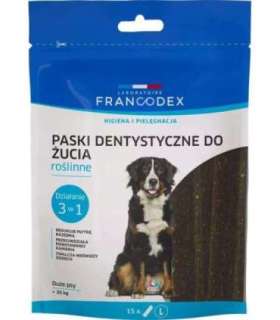 FRANCODEX Dental Strips L - dog treat - 15