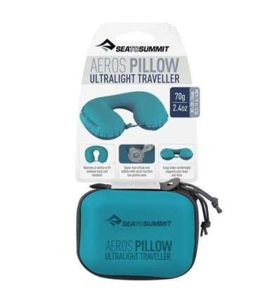 Pillow SEA TO SUMMIT Aeros Ultralight Traveller Aqua