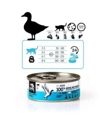 3COTY Duck - wet cat food - 80g