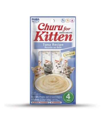 INABA Churu Kitten Tuna - cat treat - 4x14 g