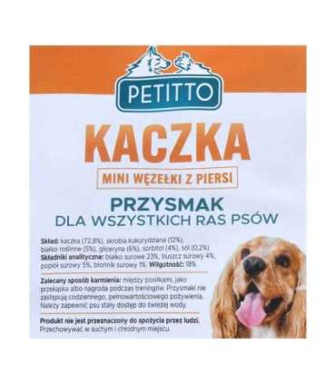 PETITTO Duck breast mini knots - dog treat - 500 g