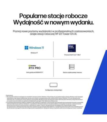 HP Z2 Tower G1i Workstation Ultra 7 265 vPro 32GB DDR5 5600 SSD1TB RTX A1000_8GB DVD-RW 700W W11Pro 3Y OnSite