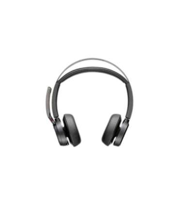 HP Poly Voyager Focus 2 Microsoft Teams Certified USB-C-C Headset +USB-C/A Adapter +Charging Stand