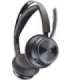 HP Poly Voyager Focus 2 Microsoft Teams Certified USB-C-C Headset +USB-C/A Adapter +Charging Stand
