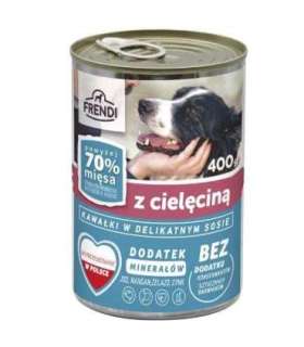 FRENDI with Veal chunks in delicate sauce - wet dog food - 400g