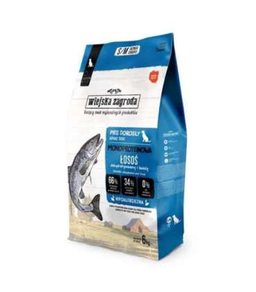 WIEJSKA ZAGRODA Monoprotein Salmon S/M - dry dog food - 6kg