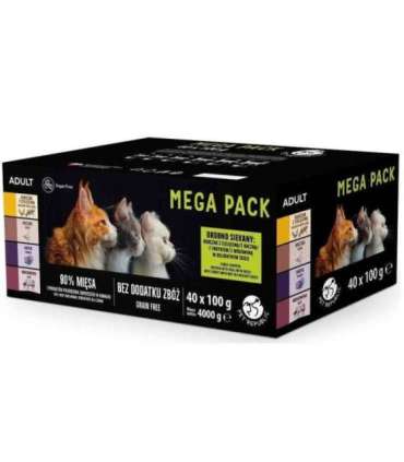 PetRepublic saszetki dla kota (kaczka, indyk, wołowina, kurczak z cielęciną) 100g