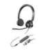 HP Poly Blackwire 3325 Stereo USB-C Headset +3.5mm Plug +USB-C/A Adapter