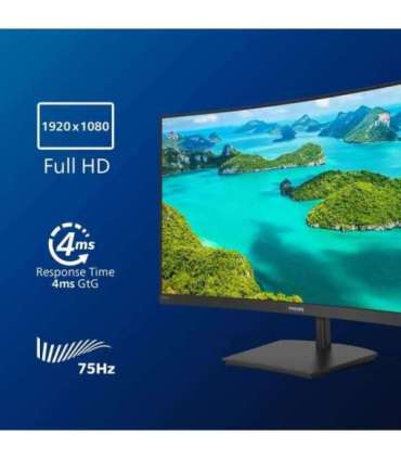 Philips E Line 241E1SCA/00 computer monitor 59.9 cm (23.6") 1920 x 1080 pixels Full HD LCD Black