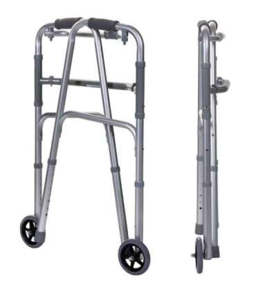 Aluminium rehabilitation tri-functional walker