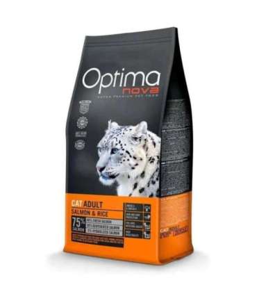 Optimanova Cat Adult Salmon & Rice 8kg