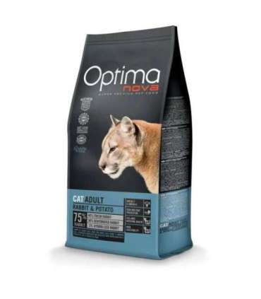 Optimanova Cat Adult Rabbit & Potato 8kg