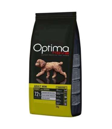 Optimanova Adult Mini Digestive Rabbit with Potato 2kg
