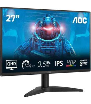 AOC Q27B36X 27 " IPS QHD 16:9 144 Hz 4 ms 2560 x 1440 pixels 300 cd/m² HDMI ports quantity 1 |