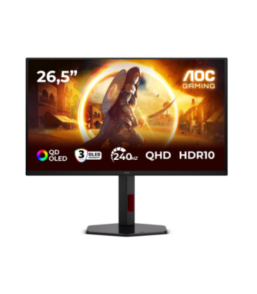 AOC Q27G4ZDR 27 " QD-OLED QHD 16:9 240 Hz 0.03 ms 2560 x 1440 pixels 400 cd/m² HDMI ports quantity