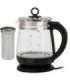 Adler Kettle AD 1299 Electric 2200 W 1.5 L Glass 360° rotational base Black