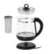 Adler Kettle AD 1299 Electric 2200 W 1.5 L Glass 360° rotational base Black