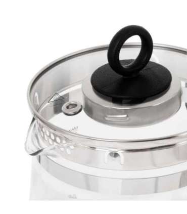 Adler Kettle AD 1299 Electric 2200 W 1.5 L Glass 360° rotational base Black