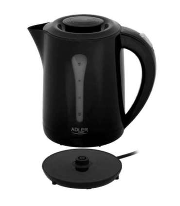 Adler Kettle AD 1244 Electric 1850 W 2.5 L Plastic 360° rotational base Black