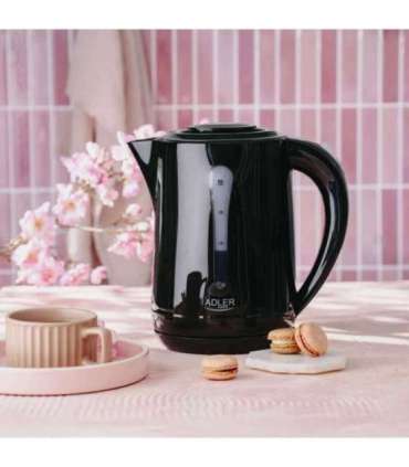 Adler Kettle AD 1244 Electric 1850 W 2.5 L Plastic 360° rotational base Black