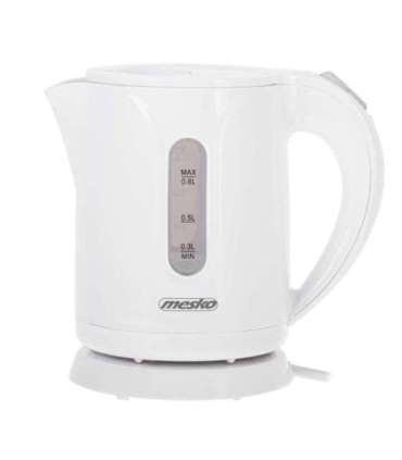 Mesko Kettle MS 1376 Electric 850 W 0.8 L Plastic 360° rotational base White
