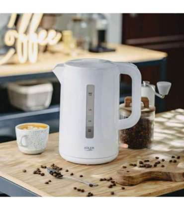 Adler Kettle AD 1386 Electric 1850 W 2.2 L Plastic 360° rotational base White