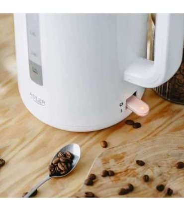 Adler Kettle AD 1386 Electric 1850 W 2.2 L Plastic 360° rotational base White