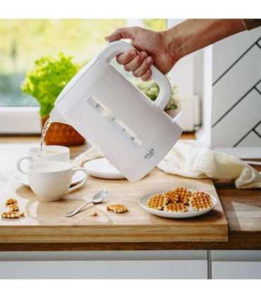 Adler Kettle AD 1386 Electric 1850 W 2.2 L Plastic 360° rotational base White