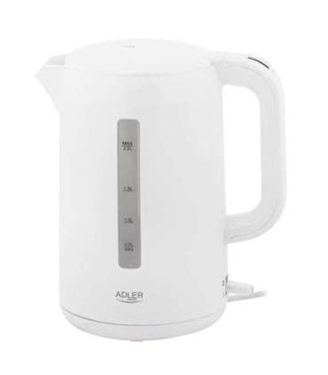 Adler Kettle AD 1386 Electric 1850 W 2.2 L Plastic 360° rotational base White