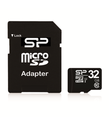 Silicon Power 32 GB MicroSDHC Flash memory class 10 SD adapter