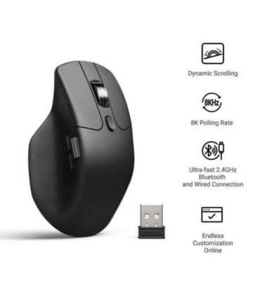 MOUSE USB OPTICAL WRL M6/BLACK M6S-A23 KEYCHRON