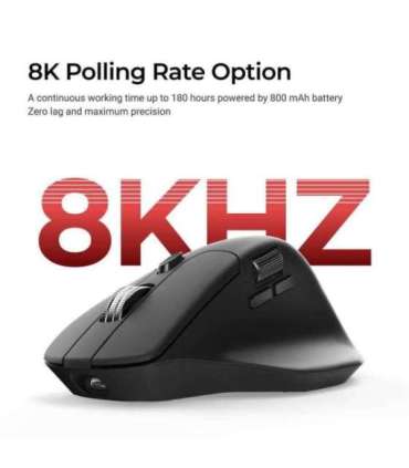 MOUSE USB OPTICAL WRL M6/BLACK M6S-A23 KEYCHRON