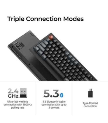 KEYBOARD WRL V6 ULTRA/BLACK V6U-D3 KEYCHRON