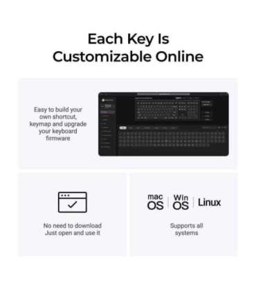 KEYBOARD WRL V6 ULTRA/BLACK V6U-D3 KEYCHRON