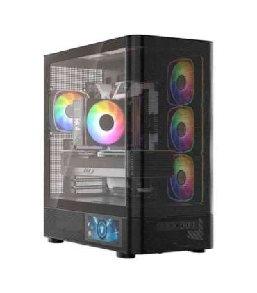 MODECOM PC CASE VOLCANO AQ 400 ARGB MIDI BLACK