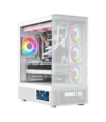 MODECOM PC CASE VOLCANO AQ 400 ARGB MIDI WHITE